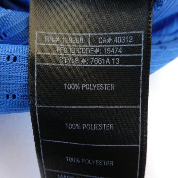 Adidas Athletic Pullover V Performance 17 Blue XL - Picture 11 of 11